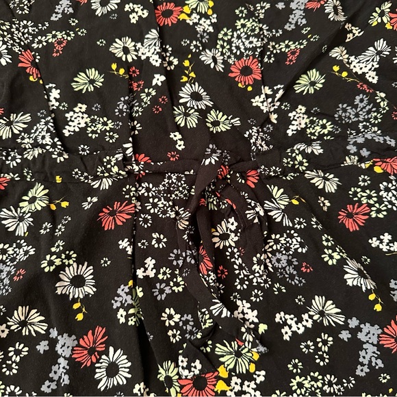 Old Navy Black Floral Sleeveless Dress - Picture 2 of 5